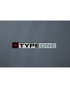 TYPE ONE LOGO STICKER